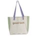 Women's Shoulder Bags Canvas Bag, Color-block Macaron, Lightweight, Breathable, Large-capacity Single-shoulder Handbag, Shopping Bag_viptrois.com