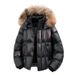 Nordmann Source Factory Winter New Fur Collar Hat Down Jacket Detachable Fashion Large Size Thickened Elegant Coat Trendy_viptrois.com