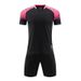 Men's Clothing children's competition training jersey sweat-absorbent breathable printed cross-border short-sleeved football uniform suit_viptrois.com