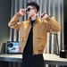 2023 New Spring And Autumn Turn-Down Collar Jacket Men's Fashion Top Stylish Versatile Coat Ins Trendy Brand High-End_viptrois.com