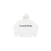 Unisex Oversized Hoodie – Cyrillic Letter Print Drop Shoulder Pullover (Black/White/Olive)_viptrois.com