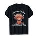Camiseta Ootd Está Estoy Todo Está Bien, Linda Camiseta Vaca De Las Highlands_viptrois.com