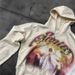 Y2k Graffiti Hoodie – Unisex Oversized Zip-Up Sweatshirt With Angel Print (Black/White) – Retro Streetwear, Breathable Polyester, Drop-Shoulder Fit_viptrois.com