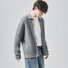 Nordmann APO Clothing|Cross-Border Sweater Men's High-End Autumn And Winter Loose Zipper Waffle Texture Knitted Cardigan Jacket_viptrois.com