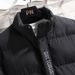Men's Winter Down New Men's Korean Version, Handsome, Thickened Jacket, Standing Collar, Warm Cotton Jacket_viptrois.com