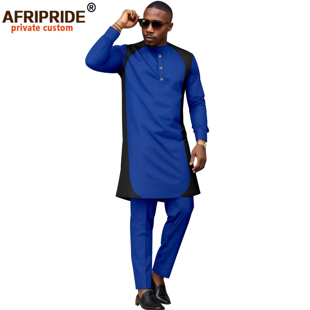 Men's casual 2 piece top + trousers_viptrois.com