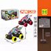 Mother & Kids 4WD RC Car With LED Lights, Off-Road Remote Control Toy For Kids – Dinosaur & Monster Truck Models (Green/Red/Blue/Yellow/White)_viptrois.com