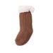 Kid's Clothing Spanish Super Thick Wool Lambskin Children's Floor Socks Solid Color Plus Velvet Baby Socks Non Slip Baby Floor Socks_viptrois.com