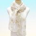 Internet Celebrity Printed Ruffled Scarf For Women Korean Style Spring And Autumn Long Sun Protection Shawl Veil_viptrois.com