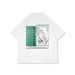 Men's Clothing Retro Washed Gesture Prayer Print Street Loose Casual Short Sleeved T Shirt_viptrois.com