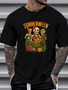 Funny Summerween Skeletons Luau Party Halloween Beach Vibes T-Shirt Women Stretched T-Shirt For Women Casual Soft Designer Clothes Versatile Unisex Female Streetwear Summer Stylish Breathable Comfortable Print Round Neck Short Sleeve Fashion_viptrois.com
