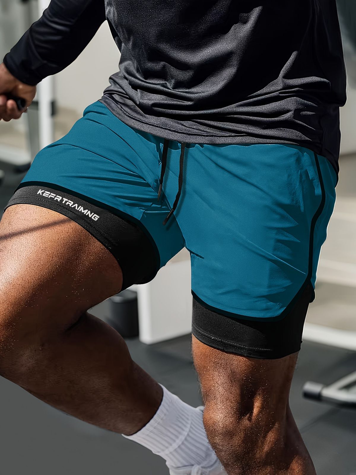 Men's Clothing Shorts Men's Professional Fitness Running Track And Field Basketball Training Three Point Pants_viptrois.com