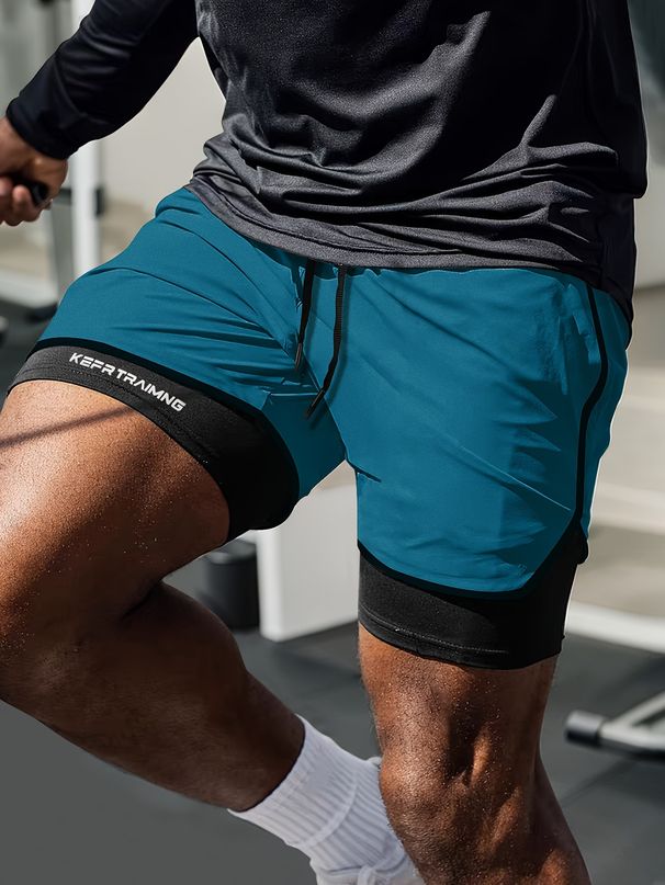 Men's Clothing Shorts Men's Professional Fitness Running Track And Field Basketball Training Three Point Pants_viptrois.com