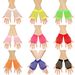 Short Fishnet Nightclub Multicolor Sexy Elastic Punk Hollow Mesh Gloves_viptrois.com