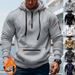New Winter Loose Heavy Velvet American Casual Men's Sportswear Hooded Sweatshirt Men_viptrois.com