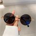 KLASSNUM Men Vintage Round Sunglasses Classic Gothic Steampunk Metal Spring Legs Sun Glasses Brand Designer Anti UV400_viptrois.com