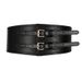 New Collection Versatile Black Embellishment Waist Closure For Women's Outerwear Elastic Wide Belt With Coat, Suit And_viptrois.com