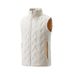 Winter-Ready Quilted Vest For Men & Women – Stand Collar Windproof Padded Sleeveless Jacket | Polyester Shell | Unisex Outdoor & Gym Wear_viptrois.com