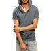 Men's New Summer Short-sleeved T-shirt Hoodie Casual Solid Color Tops_viptrois.com