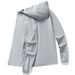 Summer Sun Protection Clothes Men Ice Silk Thin Uv Protection Large Size Fishing Coat Men Breathable Light Sun-protective Clothing Tide_viptrois.com