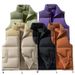 Unisex Puffer Vest – Oversized Quilted Gilet With Color-Blocking & Flap Pockets (S-5XL, 5 Colors, Lightweight Warmth)_viptrois.com