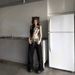 DETW 25ss * "Leopard Print" Original Niche Double-waist Original Cow Scimitar Jeans Stacked Design Men's And Women's Pants_viptrois.com