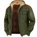Men’s & Women’s Hooded Sweatshirt, Fleece-Lined Pullover With 3D Digital Print & Brown Inner Pocket, Oversized Zip-Up Casual Streetwear_viptrois.com