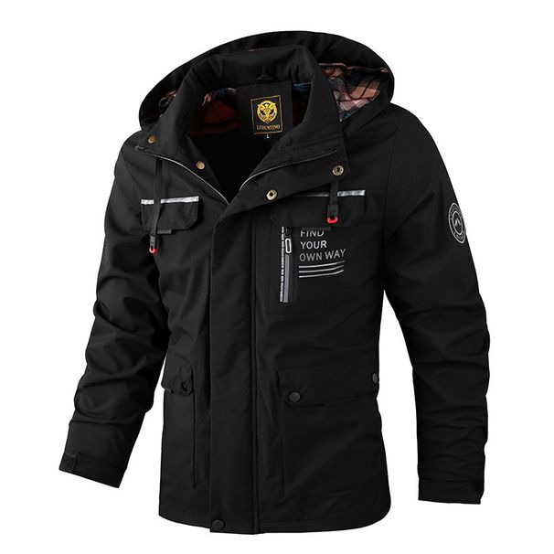 Men's Winter Autumn Fleece Jackets Tactical Waterproof Outdoor Fishing Hiking Huting Fleece Camping Cargo Coats Thermal M-6XL_viptrois.com