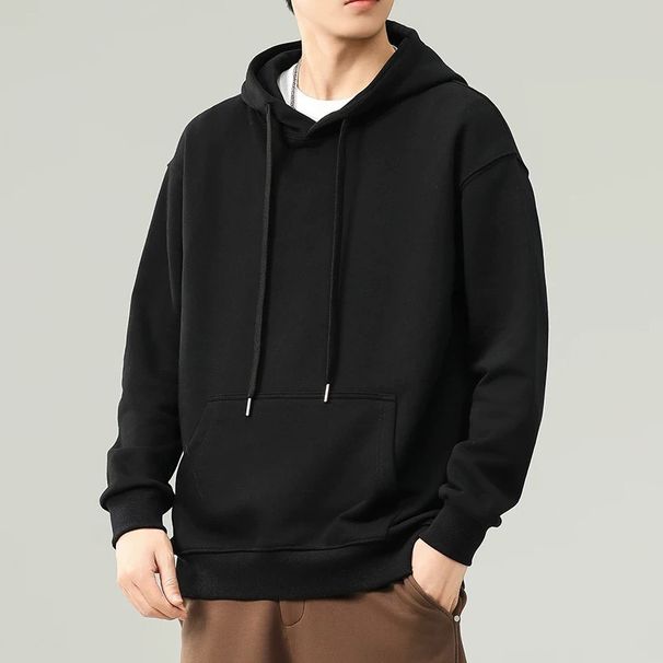 Manufacturer Wholesale 2025 New Spring And Autumn Chinese Cotton Sweatshirt, Loose Casual Solid Color Hooded Versatile_viptrois.com
