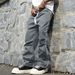 Men's Quick-Dry Casual Pants With Stripes Outdoor Durable Straight-Leg Athletic Trousers For Summer_viptrois.com