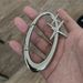 "Star Oval Buckle" Original Niche Double Star Oval Keychain Vibe Style Bag Pendant High End Accessories_viptrois.com