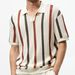 Men's Short Sleeve T-Shirt - Minimalist Geometric Color Block Tee, Breathable Modal Blend, Relaxed Fit, Casual Summer Top For Streetwear & Daily Wear_viptrois.com