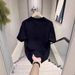2025 New Bamboo Embroidered Short Sleeve T-shirt Summer Korean Edition Trendy Brand Casual Men's Top Printed_viptrois.com