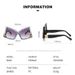 Unisex Fashion Round Diamond Studded Sunglasses Sun Protection Sunglasses Outdoor Rhinestone Glasse_viptrois.com