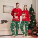 Christmas Deer letter Christmas family dress printed home dress pajamas set_viptrois.com