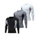 Men's clothing Sports tights men's basketball ball compression long sleeve training fitness clothing running basketball_viptrois.com