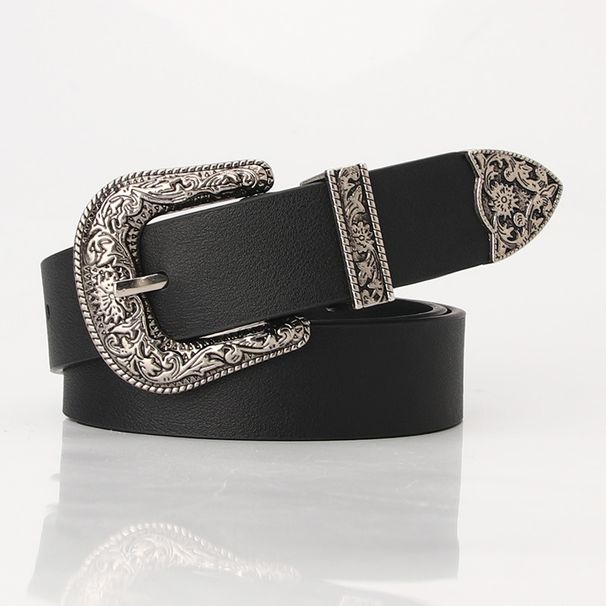 Punk American Style Millennial Hot Girl Western Fashion Pin Buckle Y2K Subculture Belt For Women_viptrois.com