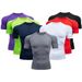 Men's Clothing T Shirts Thin High Elastic Breathable Quick Drying Clothes Basketball Bottoming Clothes Track And Field Training Fitness Tops_viptrois.com