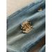 Men's Clothing Men's Retro Blue Shark Gill Ripped Jeans High Street Style Summer Wide Leg Straight Trousers_viptrois.com