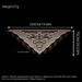 Breathable Lace Triangle Scarf - Floral Polyester Shawl With Tassels (European & American Style, Women's Fashion Accessory)_viptrois.com
