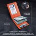Men’s Bags RFID Carbon Fiber Card Holder Microfiber Genuine Leather Multi Card Slot Dollar Clip Coin Purse Men's Credit Card Holder_viptrois.com