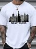 T-shirtt-shirtnew York Cityscape Printed Men's Cotton - Ca_viptrois.com