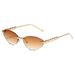 Borderless Metal Kajia Cat Eye Sunglasses – Metal Rivet Detail For Men & Women Fashion Trends Hot-selling_viptrois.com