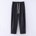 Men's Clothing Autumn/Winter New Trendy Versatile Fashion Straight Leg Loose Fit Men's Retro Casual Pants, Niche Curved Blade Casual Pants_viptrois.com