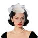 Retro Bridal Headdress - Mesh Hair Accessories With Small Hat & Headband (Stage Performance Hairpin, Vintage Style Hair Decor)_viptrois.com