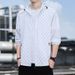 Men's Clothing Ice Silk Quick Dry Sun Protection Clothing Summer Men's Hooded Lightweight Jacket Outdoor Breathable Men's Outerwear Sun Protection_viptrois.com