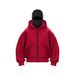 Unisex Y2K Hoodie With Double Hood & Fleece Lining - Trendy Oversized Streetwear For Men & Women (White, Gray, Black, Red)_viptrois.com