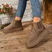 SHLIANG New Winter Women Snow Boots Plush Warm Non Slip Waterproof Ladies Flats Sneakers Casual Slip on Female Ankle Boots Botas Mujer Y0078_viptrois.com