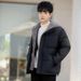 Large Size Fake Two Cotton Clothes Men's Loose Casual Thickened Fleece_viptrois.com