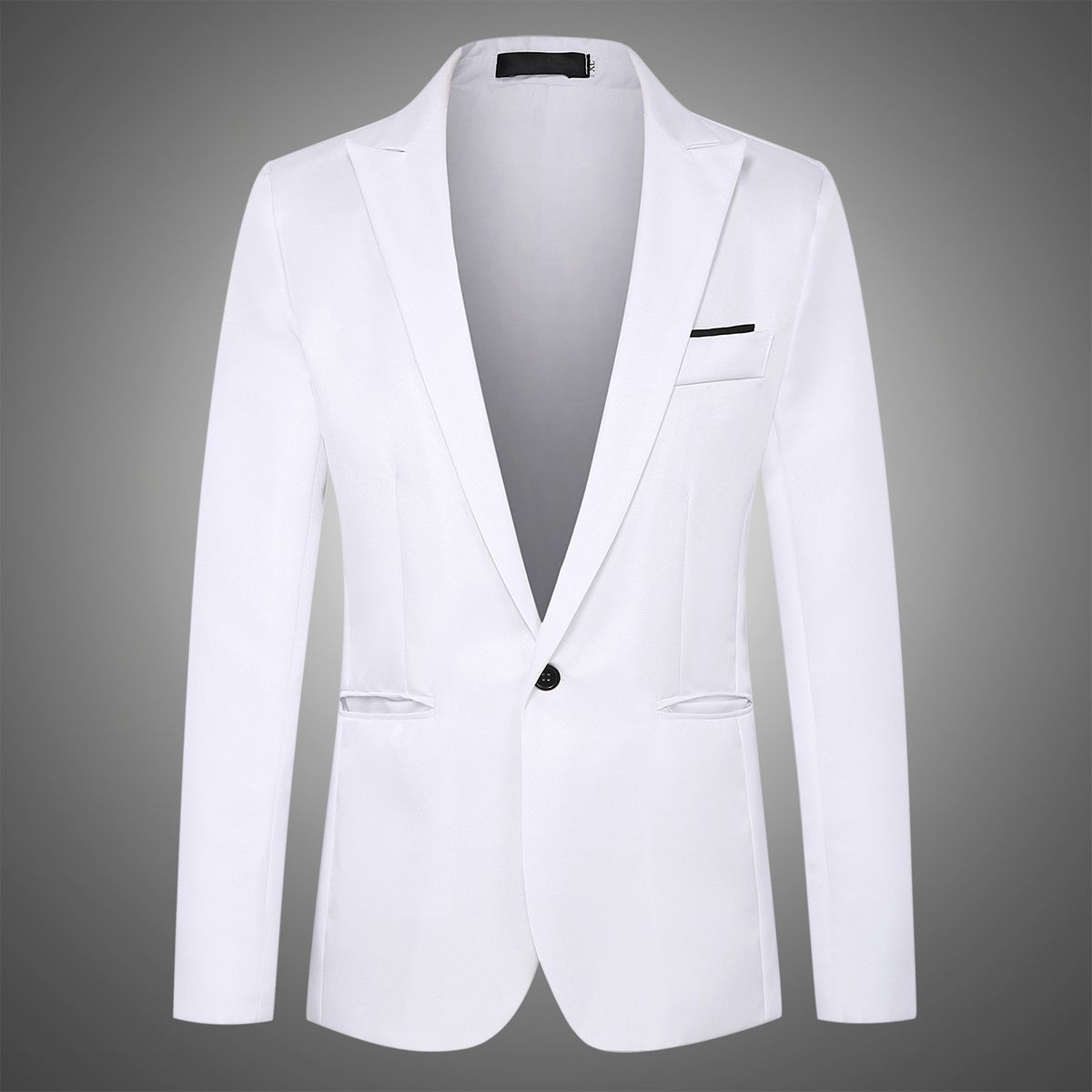 Men's Clothing Spring Foreign Trade Men's Slim Suit Korean Style Solid Color Single Breasted Suit Jacket Young Men_viptrois.com